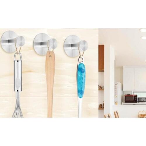 1PC Rustproof 3M Sticky Damage Free Hook Door Bathroom Kitchen Bar Wall Decor Hanger for Hanging Clothing Key Bag Towel OK 0934