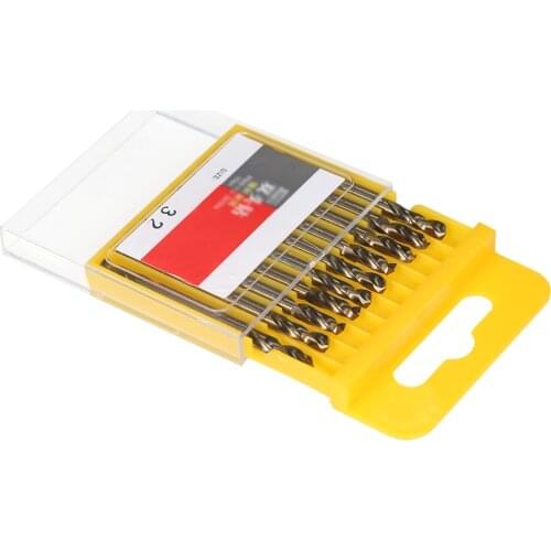 10pcs 1/8" HSS-Co Drills Double Ended Cobalt M35 Drill Bits Set