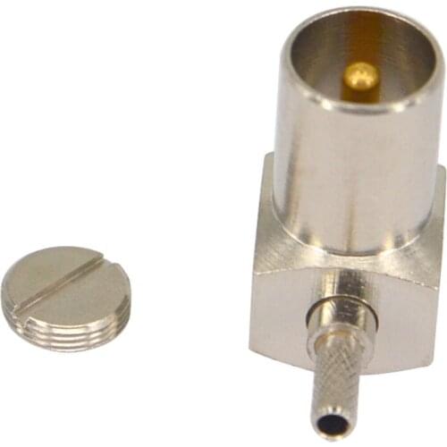 10 Pieces RF Coax IEC PAL DVB-T TV Male Right Angle RG174 RG316 LMR100 RF Connector Plug