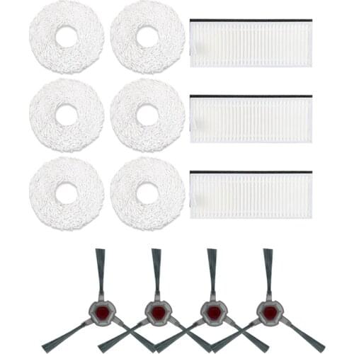 13Pcs for ECOVACS Deebot N9+ Accessories Robot Vacuum Cleaner with Side Brush Filter Cleaning Replacement Accessories