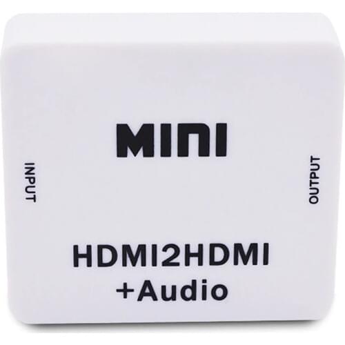 3.5mm 1080p HDMI Audio Extractor Splitter HDMI 1.4 Digital to Analog 3.5mm Audio Out Hdmi2Hdmi No need to install driver