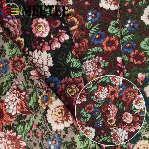50/100*150cm Meetee 21S Polyester Jacquard Fabric Yarn-dyed DIY Handmade Apparel Hometextile Luggage Decor Sewing Accessories
