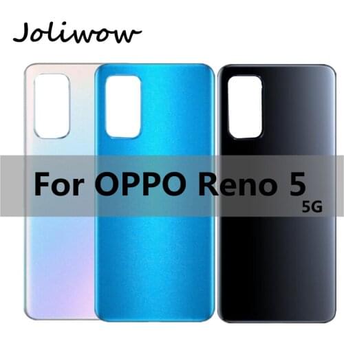 6.43 inch For OPPO Reno 5 Back Battery Cover Rear Housing Door Glass Case for Oppo Reno5 Battery Cover