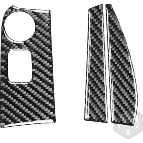 Carbon Fiber Car GPS Navigator Frame Sticker For Chevrolet Corvette C7 2014-2019