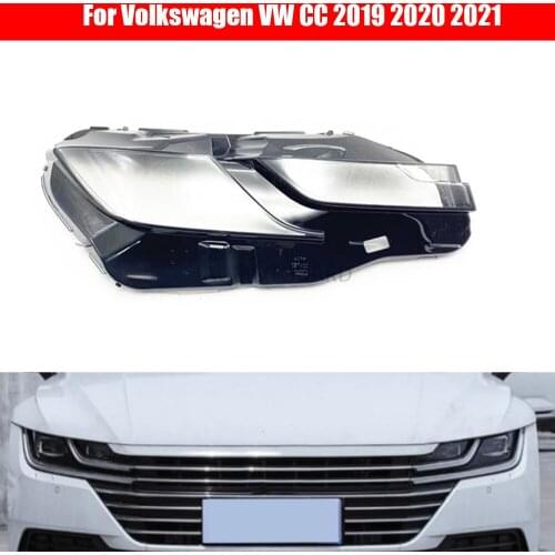 Car Headlight Cover For Volkswagen VW CC 2019 2020 2021 Headlamp Lens Replacement Auto Shell
