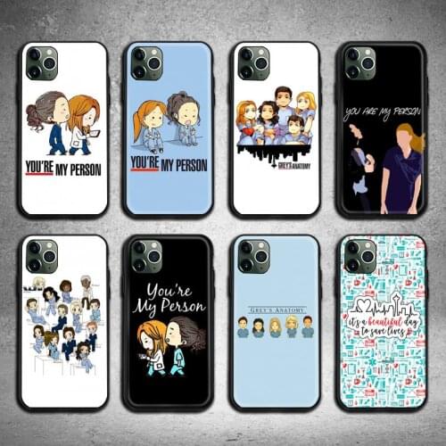 Greys Anatomy You're My Person Phone Case for iphone 12 pro max mini 11 pro XS MAX 8 7 6 6S Plus X 5S SE 2020 XR case