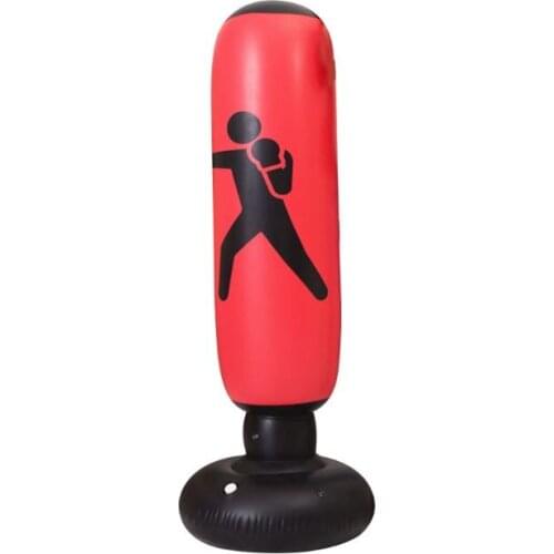 Fitness Inflatable Punching Bag Stress Punch Tower Fight Exercise Speed Stand