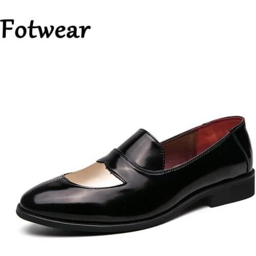 Fotwear Men's Patent Leather Shoes