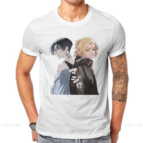 Tokyo Revengers Takemichi Anime Crewneck TShirts Mikey Manjiro Sano Distinctive Mens T Shirt New Trend Tops 6XL