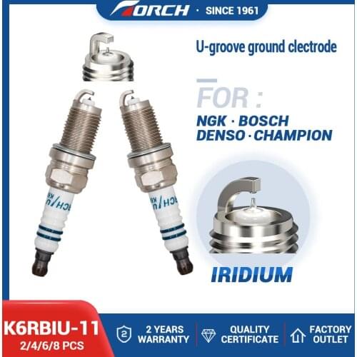 China Original Iridium Spark Plug Torch K6RBU-11 for Honda Element, YH2 for Honda Elyson, RR1, RR2, RR3, RR4, RR5, RR6