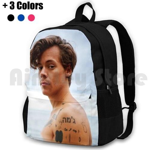 Harry Enjoy Summer Outdoor Hiking Backpack Waterproof Camping Travel Young Handsome Music Pop Styles Beach Season