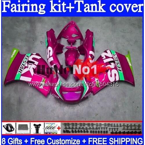 +Tank For SUZUKI RGV 250 VJ22 RGVT250 SAPC 1995 1996 97 98 91MC.148 RGV-250 VJ23 23 RGV250 95 96 1997 1998 Light pink Fairings