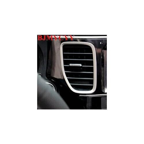 BJMYCYY free shipping Car air-conditioning outlet metal light circle for mitsubishi outlander 2013