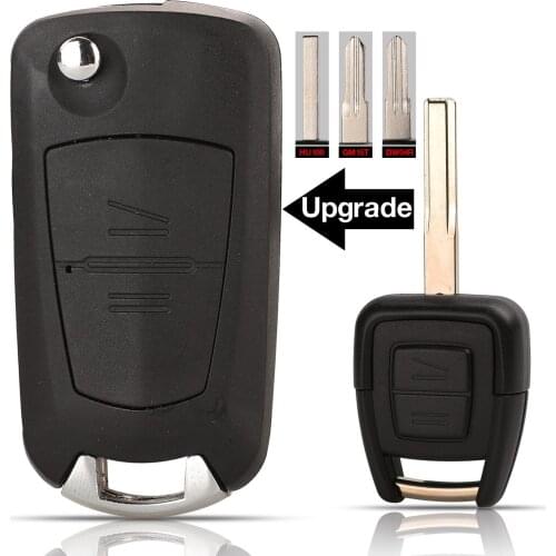Kutery 2 Button Modified Car Flip Remote Key Shell For Vauxhall Opel Astra Zafira Vectra Omega (HU100/HU46/HU43/YM28 ) Key Case