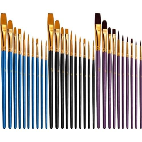 Paint Brushes Set for Drawing Painting Acrylic Watercolor Profession Art Supply K92C