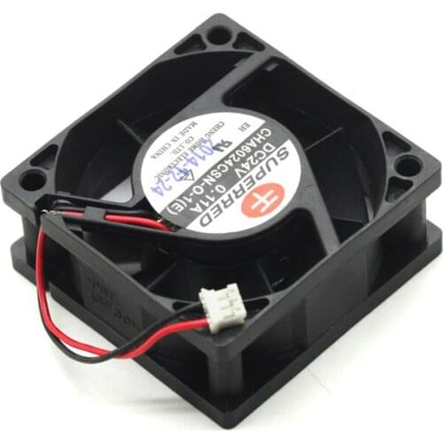 New 60mm fan CHA6024CSN-O-1(E) 6cm 24V 0.11A 6025 Inverter Radiator cooling Fan