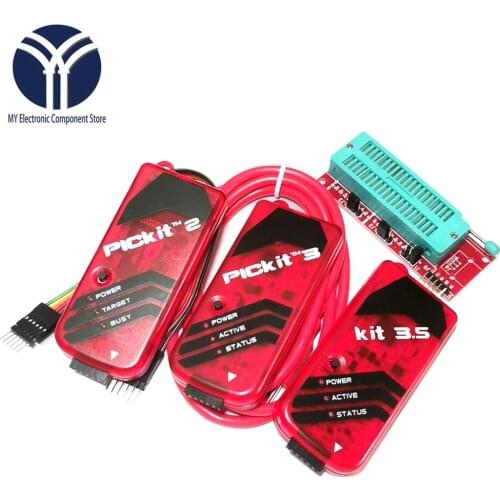 PICKit2 PICKIT3 PICKit3.5 Programmer + PIC ICD2 PICKit 2 PICKIT 3 PICKIT 3.5 Programming Adapter Universal Programmer Seat