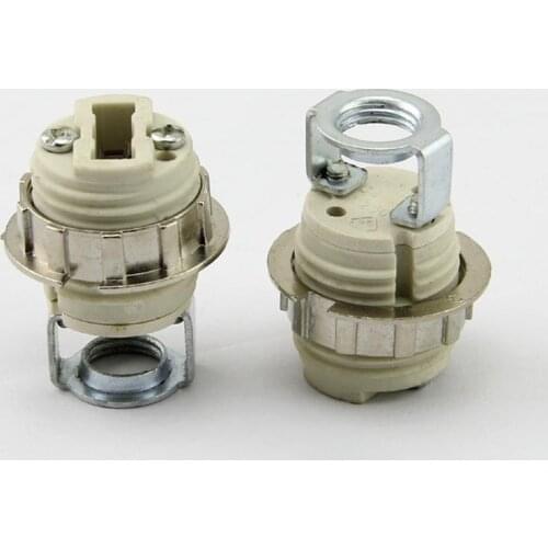 4pieces/lot G9 complete set lamp bases, G9 lamp socket, ceramic show lampholder, ceramic G9 lamp holder with m10 bracket