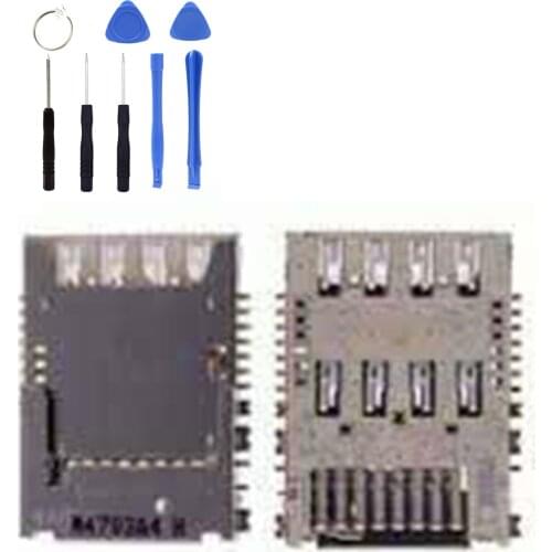 SIM Card Connector sim Socket Holder SIM Card Slot Socket Repair Kit Gift FOR Samsung G350 CORE PLUS
