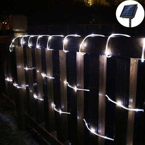 Festoon Led Light Christmas Decorations For Home Deals Solar Fairy Rope String Lights 12/22M For New Year Wedding Party Decor