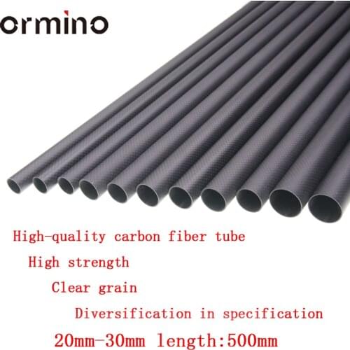 2pcs Carbon Fiber Tube pipe 3k carbon fiber rod 20mm-30mm build your own drone Quadcopter Frame arm Landing Gear Drone DIY kit