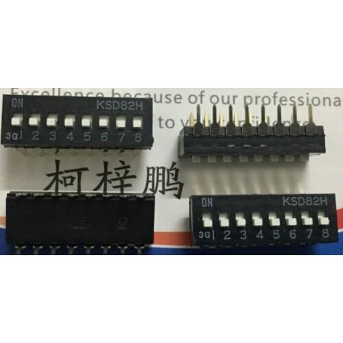 [VK] Japan OTAX KSD82H dialing switch 8 bit - key type dial coded switch DIP 2.54mm
