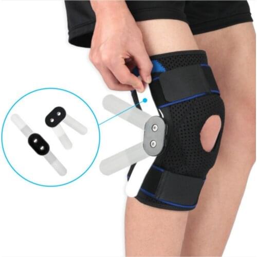 1PCS Open Patella Knee Brace for Arthritis Sports Breathable Hinged Knee Pads Support Work Gym Running Pain Relief Kneepad