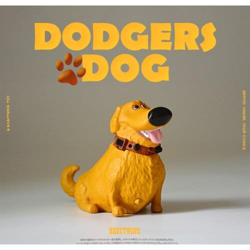 12PCS 6cm Disney Dodger dog Flying house drifting ornament model collection ornaments