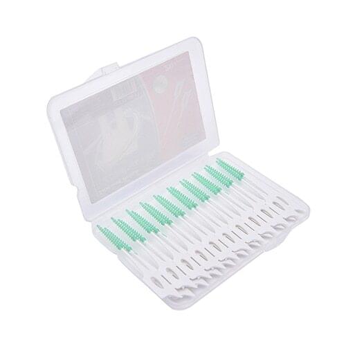 20Pcs/Set Hot Interdental Brush Picks Dental Hygiene Instruments Soft Rubber Elasticity Tooth Picks Teeth Stick escova dental