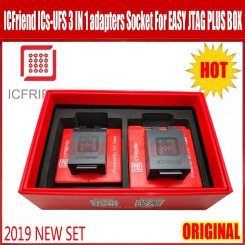 2020 NEW ORIGINAL ICFriend ICs-UFS 3 IN 1 UFS Adapters socket support UFS BGA254 BGA153 BGA95 with EASY JTAG PLUS Box work