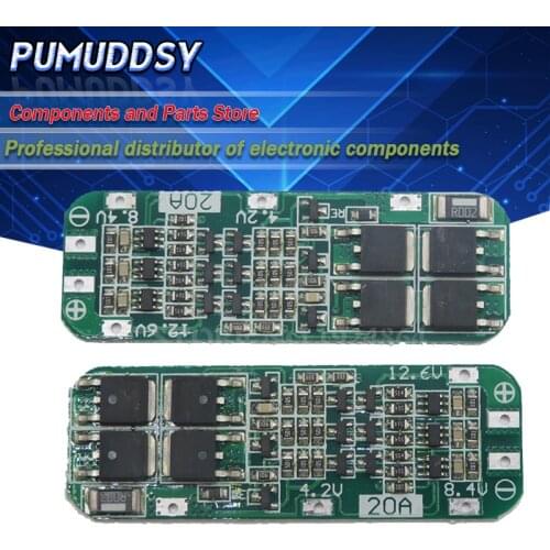 3S 20A Li-ion Lithium Battery 18650 Charger PCB BMS Protection Board 12.6V Cell 59x20x3.4mm Module