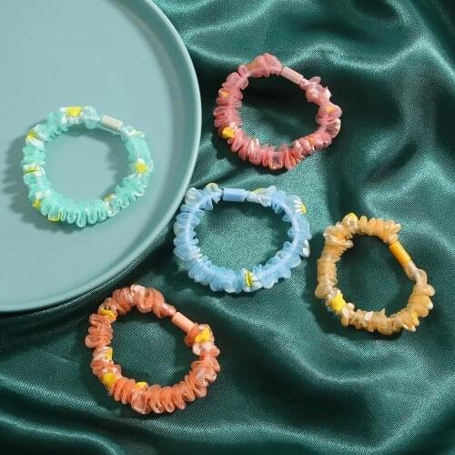 5mm Fashion High Elastic Women Circle Hair Ring Head Rope Rubber Band Small Fresh Headwear Hair Accessories
