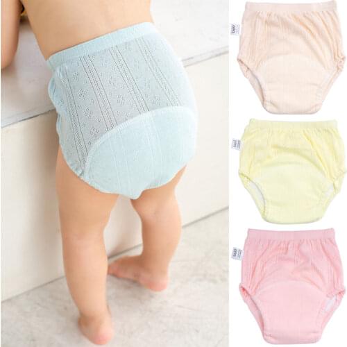 Summer Baby Diapers Reusable Cloth Diaper Washable Mesh Nappy Newborn Breathable Cotton Training Pants Panties for infant Diaper
