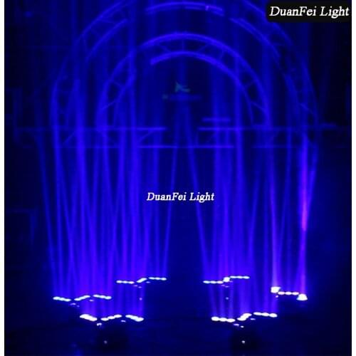 6lot Super beam 9x10w rgbw 4 in1 3 bats LED Deformation Matrix Beam Moving Head Lights