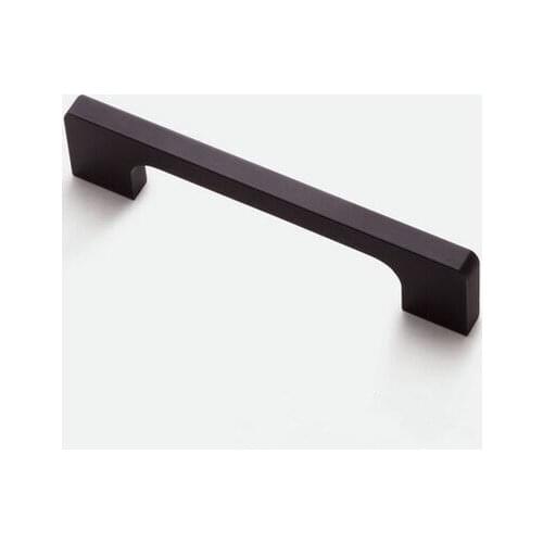 96mm modern simple furniture decoration handles black drawer kitchen cabinet pulsl handle 3.8" dresser cupboard wardrobe pull