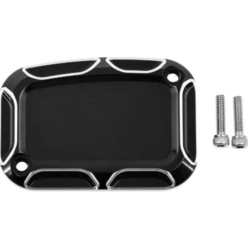 Aluminum Motorcycle Brake Fluid Fuel Reservoir Tank Cap Cover Suitbale For Multiple Models 2008-2017 Glide Harley Motorcycle