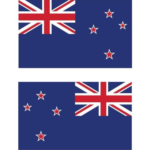 New Zealand Flag Car Sticker Suitable PVC for Computer Sticker Trolley Case Wall Bumper Sticker Window Windshield Accessories