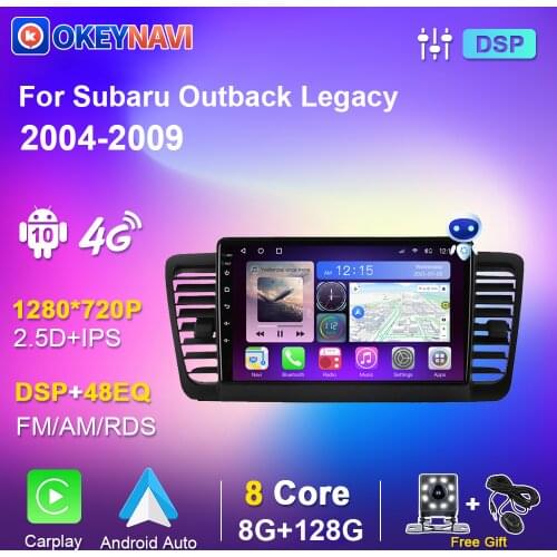 Autoradio for Subaru Outback Legacy 2004-2009 Android Car Radio Stereo Multimedia Video DVD Player Touch Screen Audio for Cars