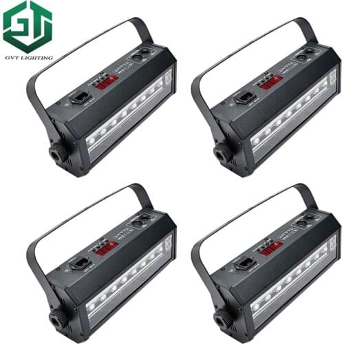 4pcs/lot 8*25W Led Big Strobe Light White color Flash Lights Auto running Sound control DMX512 200W Stage Dj Stroboscope
