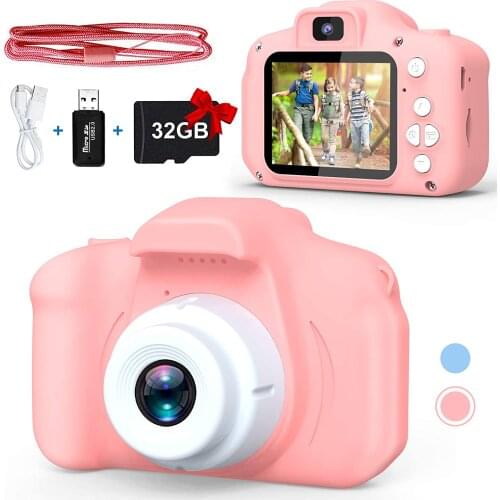 Children Camera Mini Educational Toys For Baby Birthday Gift Auto Focus Kids Digital Camera 1080P Projection Video Camera