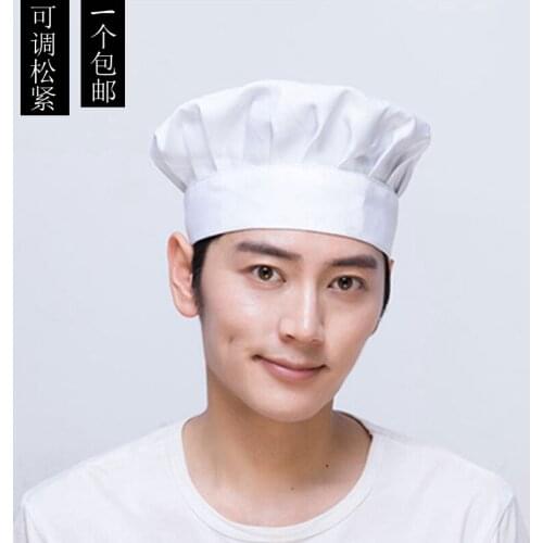 Chef hat man cloth hat mushroom hat hotel restaurant hotel food school cafeteria kitchen chef work hat