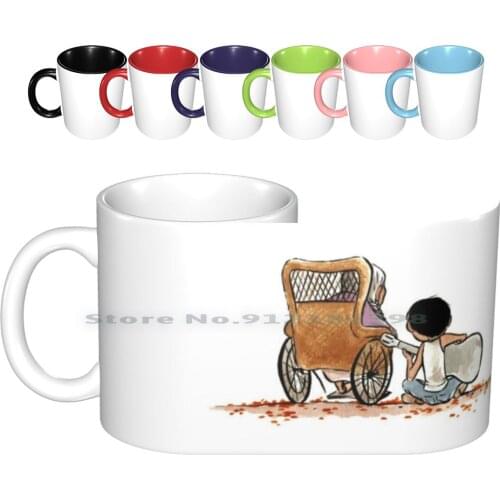 Coco Guitar Ceramic Mugs Coffee Cups Milk Tea Mug Coconut Mexico Guitar Music Pixar Movie Cinema Miguel Grandma Magic Day Of