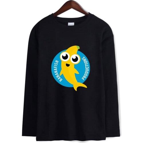 Anime cartoon fashion BANANA FISH funny t-shirts printed men women t shirts casual tee shirt long sleeve t-shirt sweatshirt tops