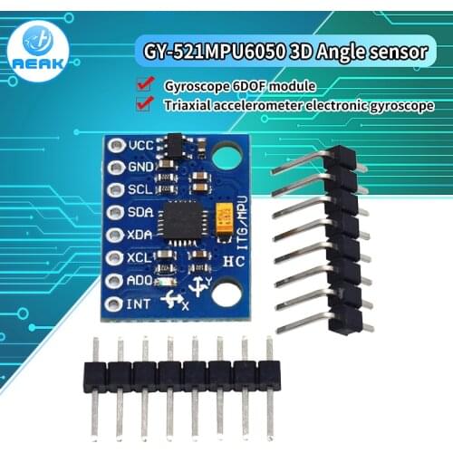 GY-521 MPU-6050 MPU6050 Module 3 Axis analog gyro sensors+ 3 Axis Accelerometer Module.We are the manufacturer