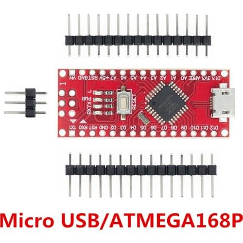 Nano Micro USB With the bootloader compatible Nano V3 Red controller for arduino CH340 USB driver 16Mhz Nano v3.0 ATMEGA168P