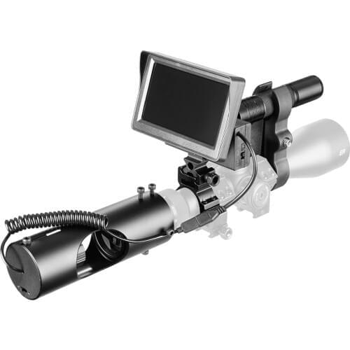 New Night Vision Riflescope Hunting Outdoor Scopes Optics Sight Tactical Day Night Mode Digital Infrared Monitor Fill light