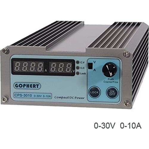 New CPS-3010II 30V 10A Precision Digital Adjustable DC Power Supply Switchable 110V/220V With OVP/OCP/OTP DC Power 0.01A 0.1V