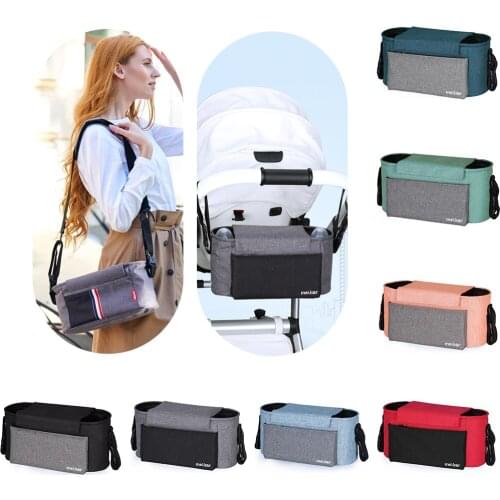 Baby Stroller Organizer Diaper Bag Multifunction Mummy Bag Baby Carriage Pram Cup Holder Stroller Accessories Bag Bottle Bag