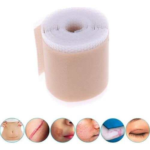 Therapy Patch for Acne Trauma Burn Scar Skin Repair Scar Treatment 4x150cm Efficient Surgery Scar Removal Silicone Gel Sheet