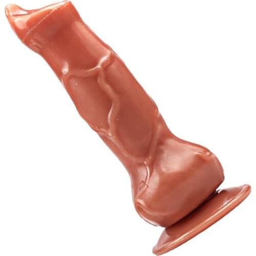 Realistic Animal Dildo With Suction Cup Dildo, Artificial Penis Dog Anal Dildo Adult Sex Shop Sex Toys For Woman Consolador Gode